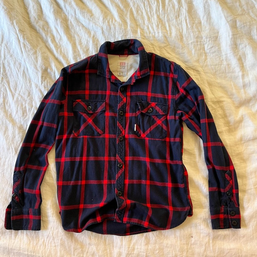 Topo Designs MOUNTAIN SHIRT - PLAID - MEN'S Size Medium